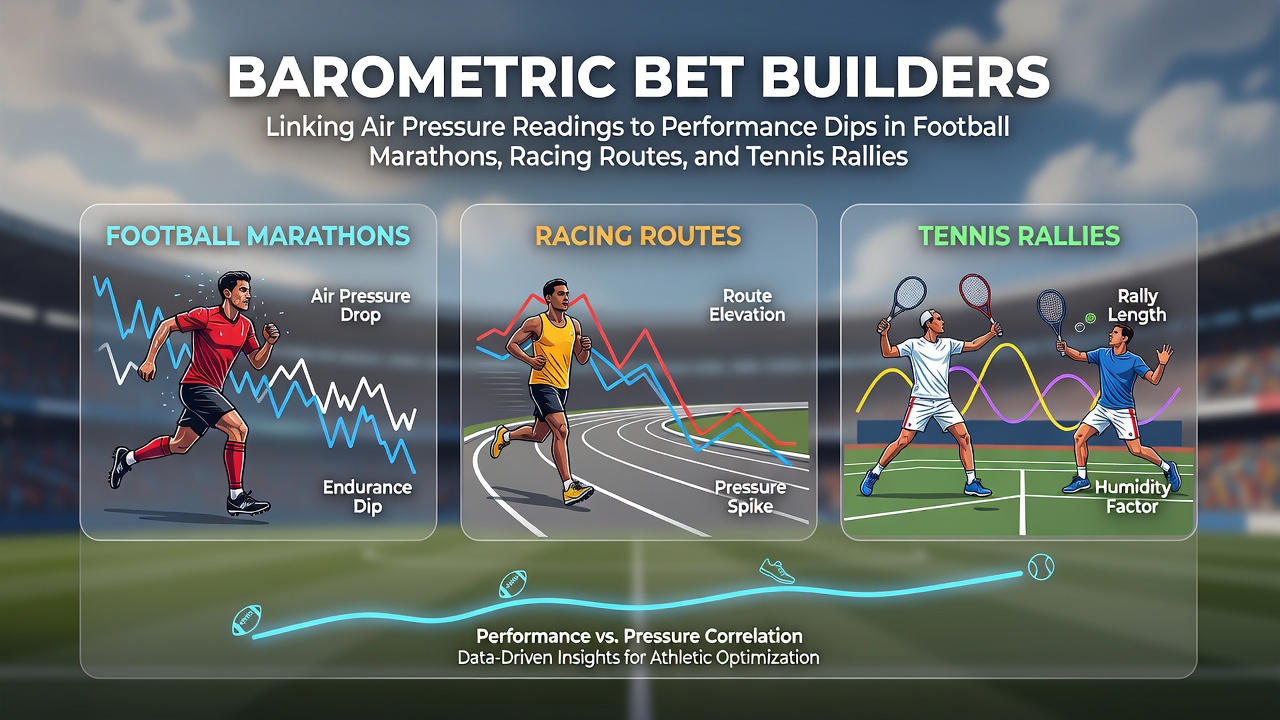 Barometric pressure monitoring equipment used alongside sports performance tracking in football stadiums and racing venues
