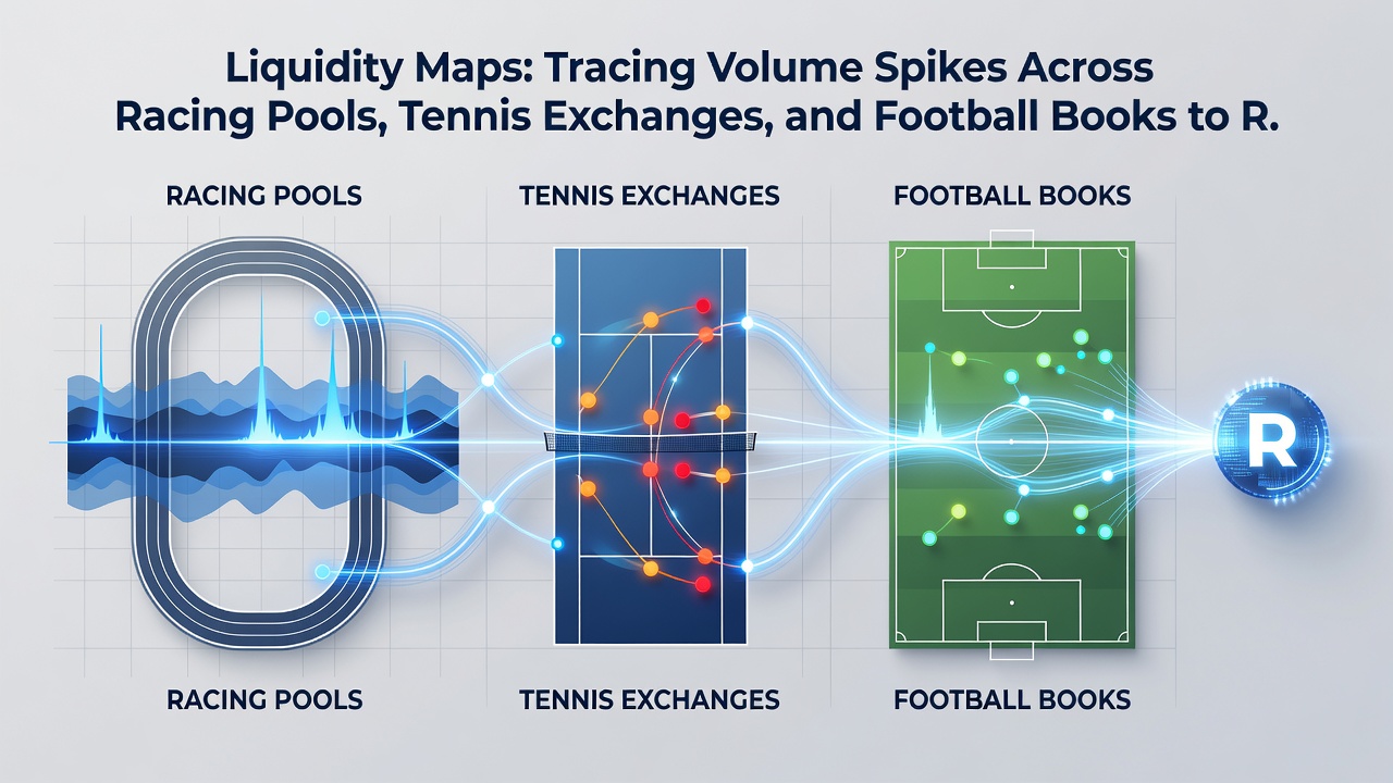 Detailed view of tennis exchange liquidity and football book volume overlays