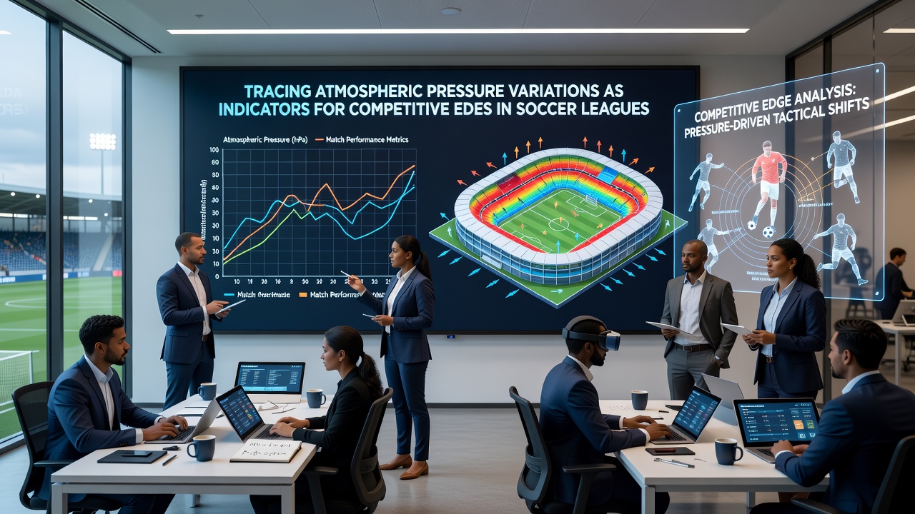 Track athletes competing under varying barometric conditions with environmental sensors positioned along the course