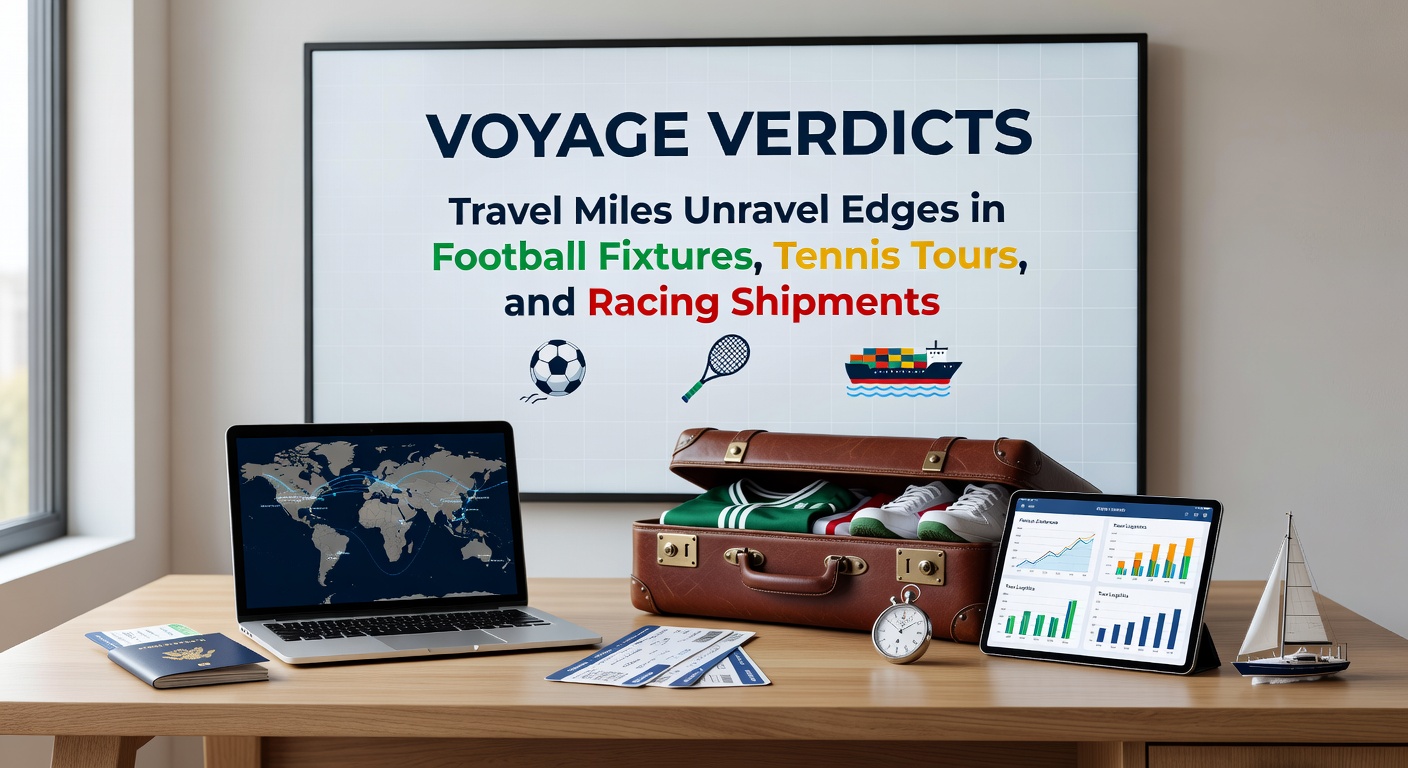 Tennis player exhausted on court after long-haul flight, with world map overlay showing tour stops from Europe to Australia